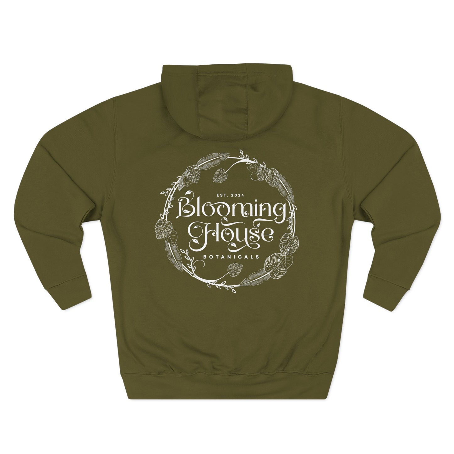Three-Panel Fleece Hoodie