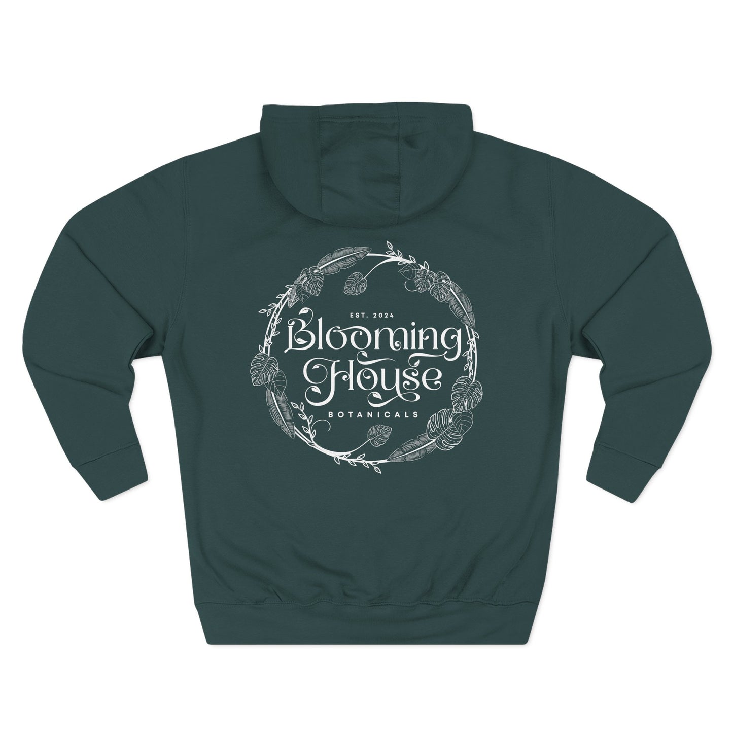 Three-Panel Fleece Hoodie