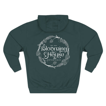Three-Panel Fleece Hoodie