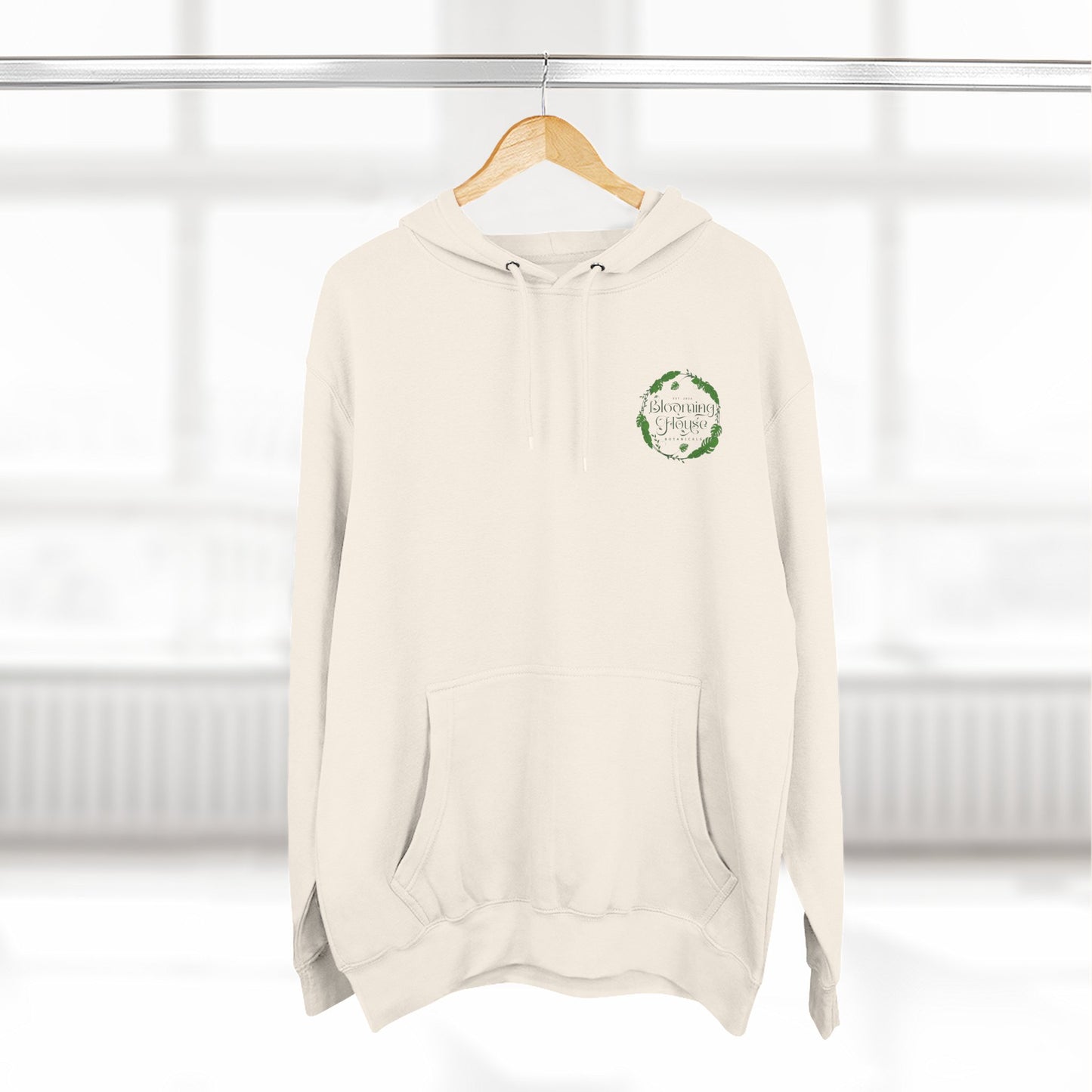 Three-Panel Fleece Hoodie