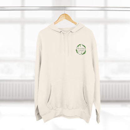 Three-Panel Fleece Hoodie
