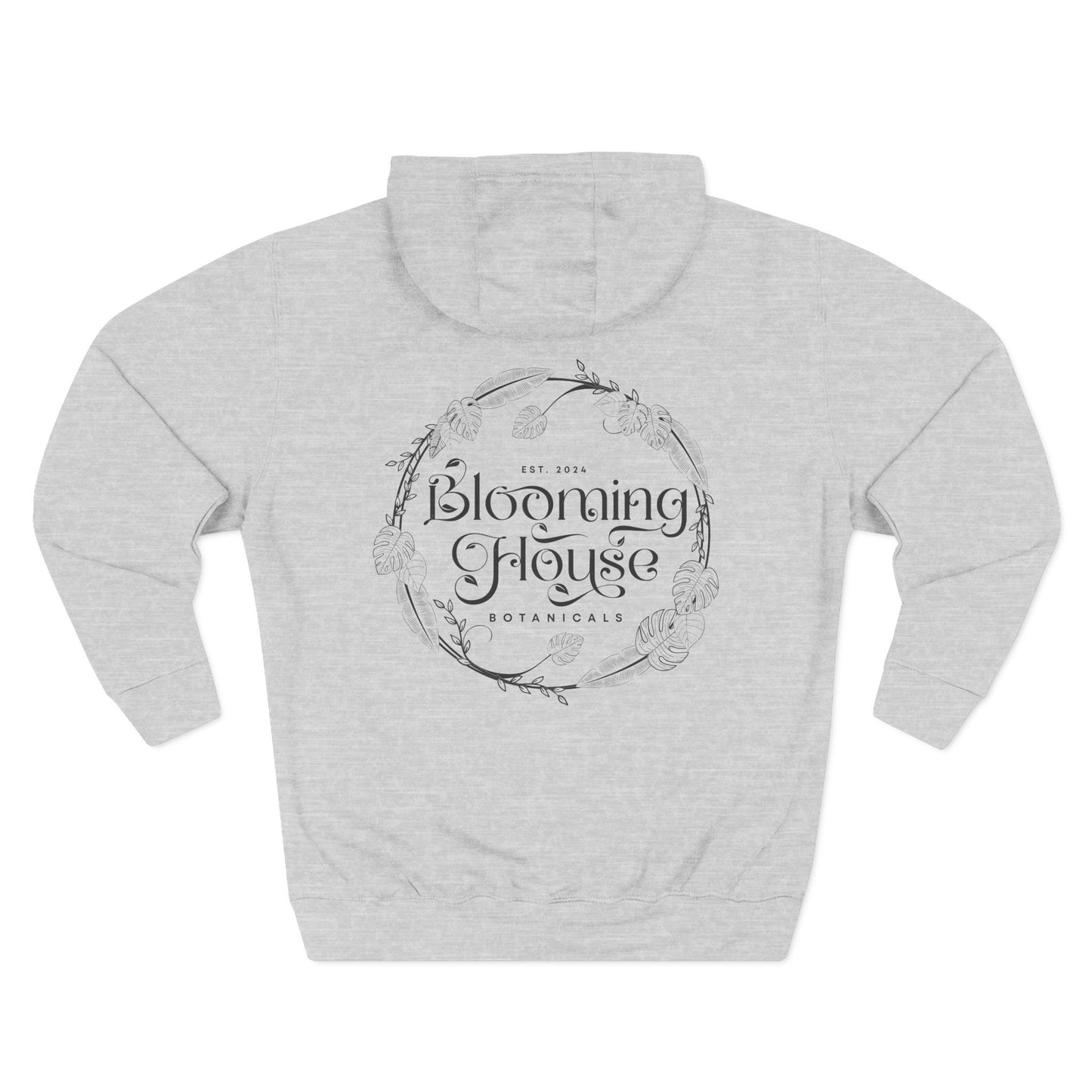 Three-Panel Fleece Hoodie