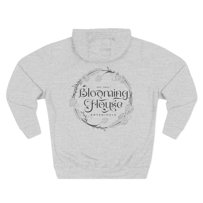 Three-Panel Fleece Hoodie