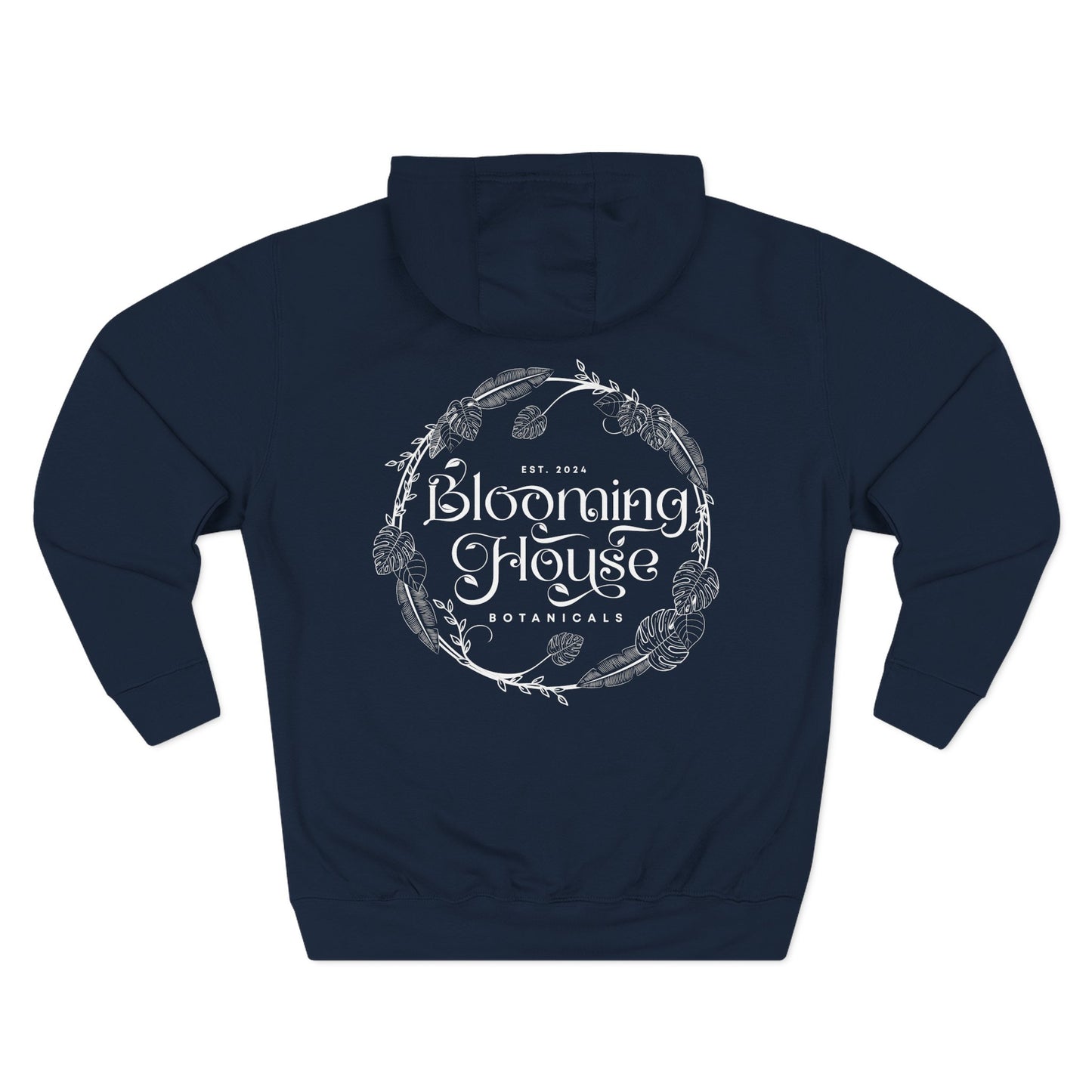 Three-Panel Fleece Hoodie