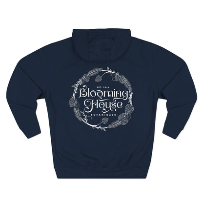 Three-Panel Fleece Hoodie