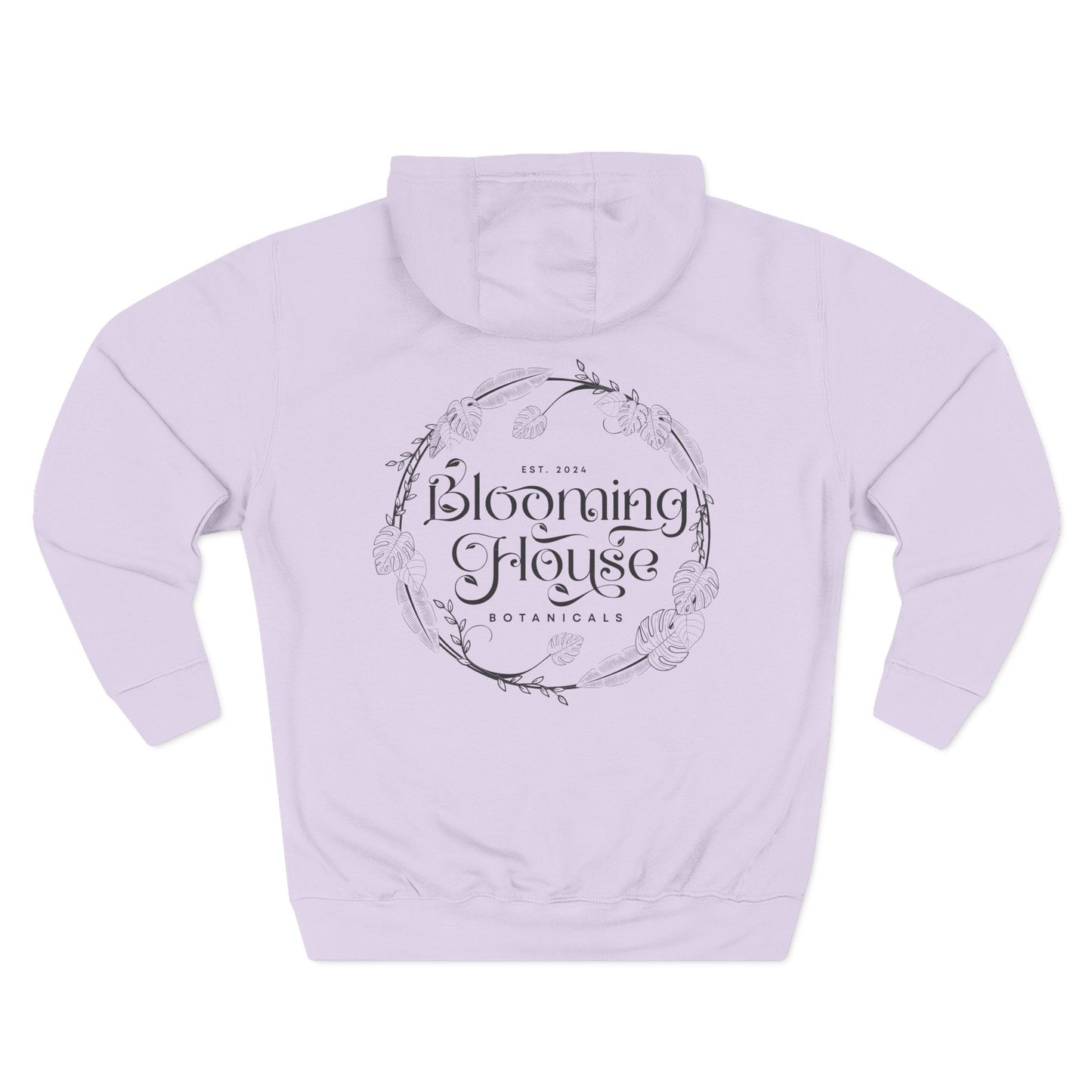 Three-Panel Fleece Hoodie