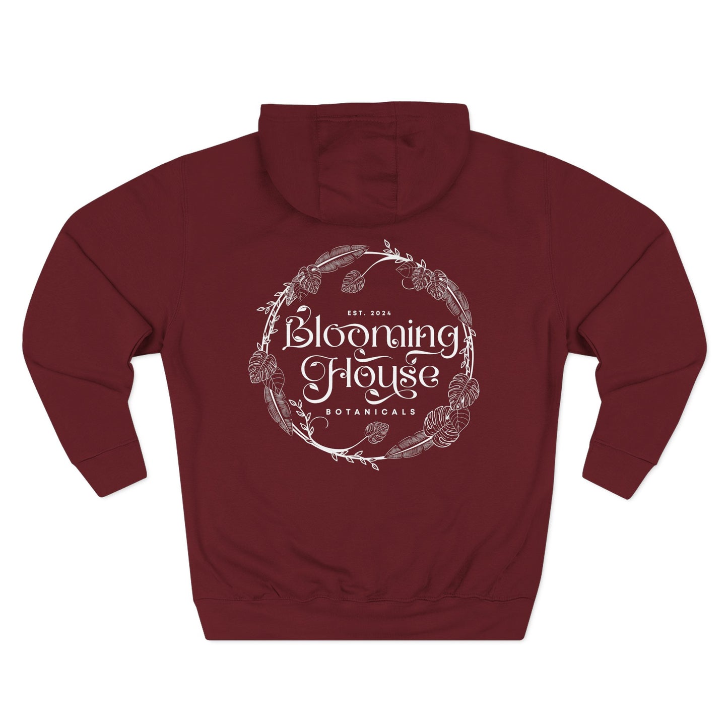 Three-Panel Fleece Hoodie