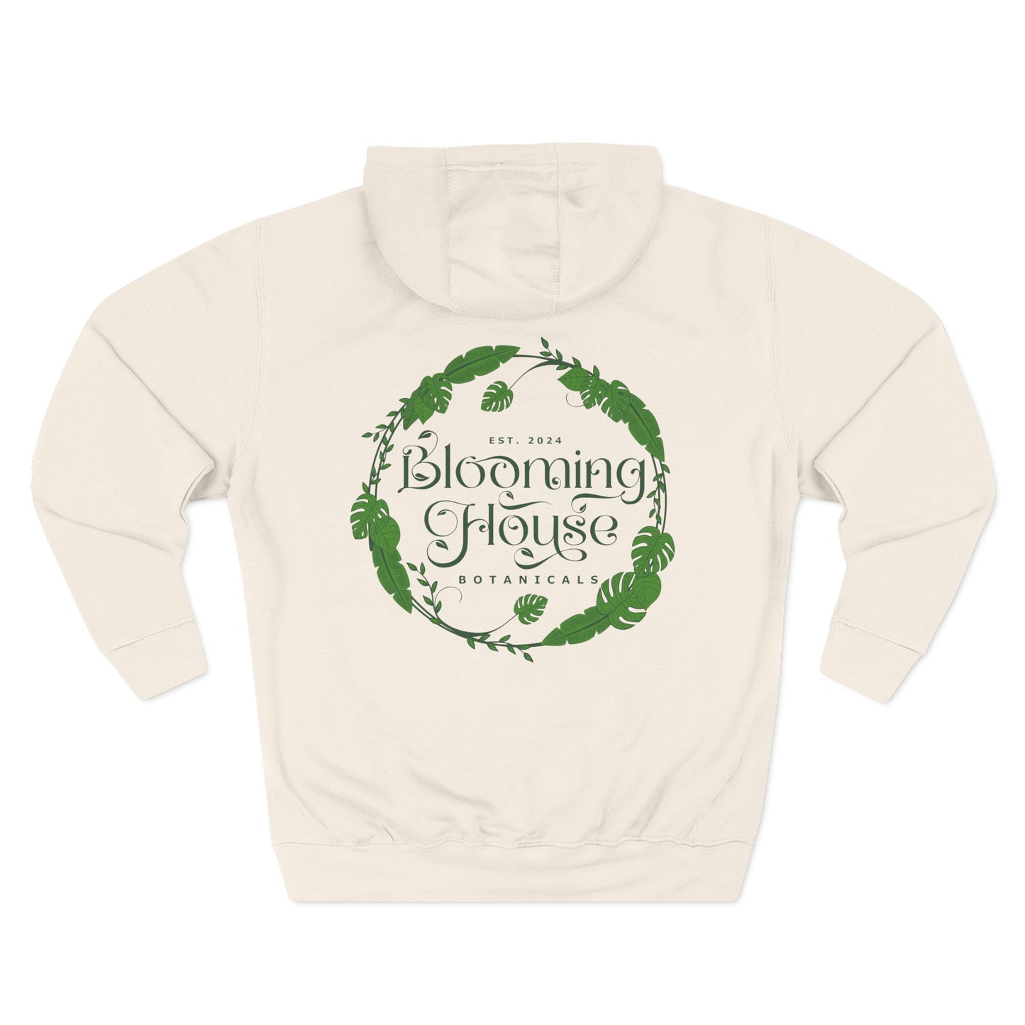 Three-Panel Fleece Hoodie