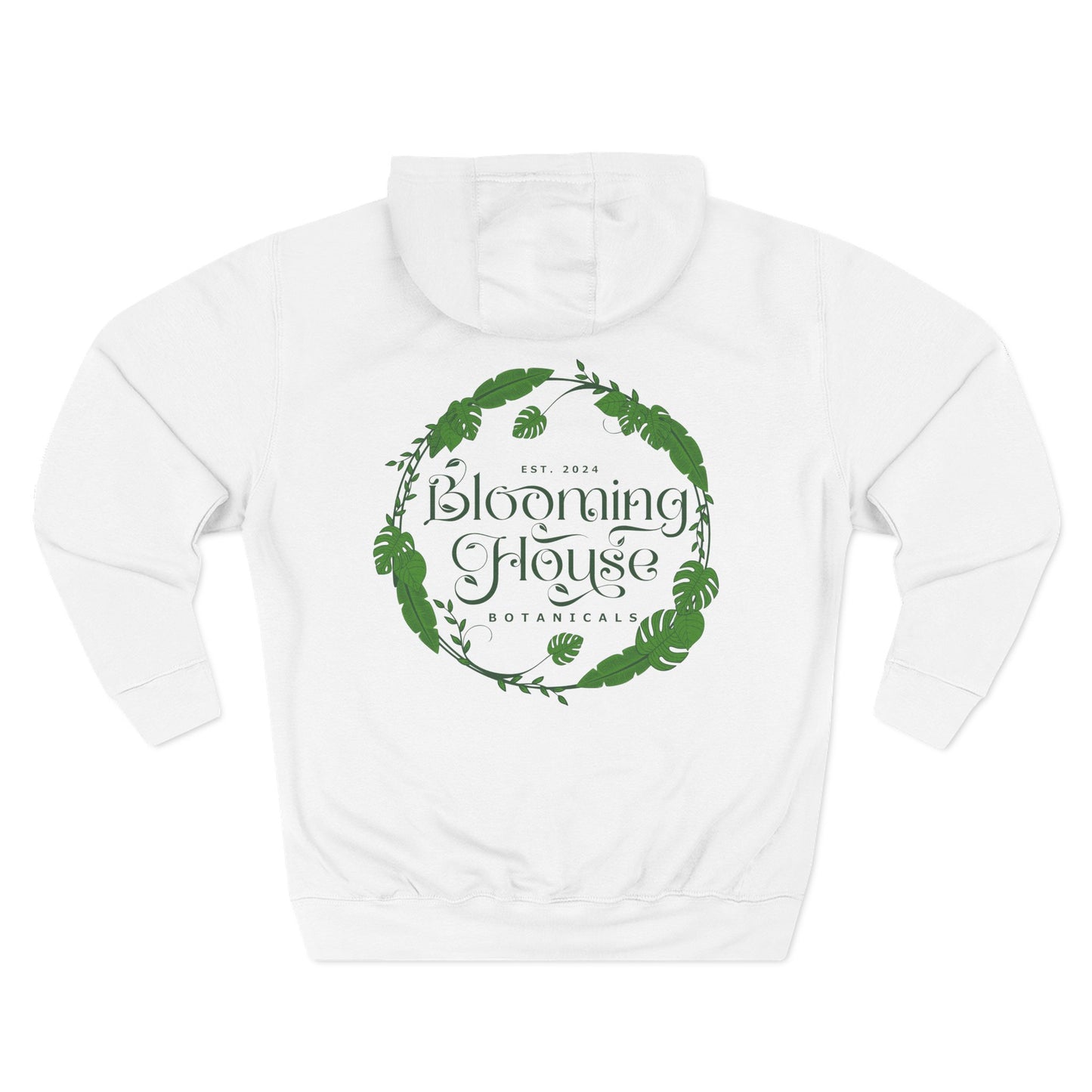 Three-Panel Fleece Hoodie
