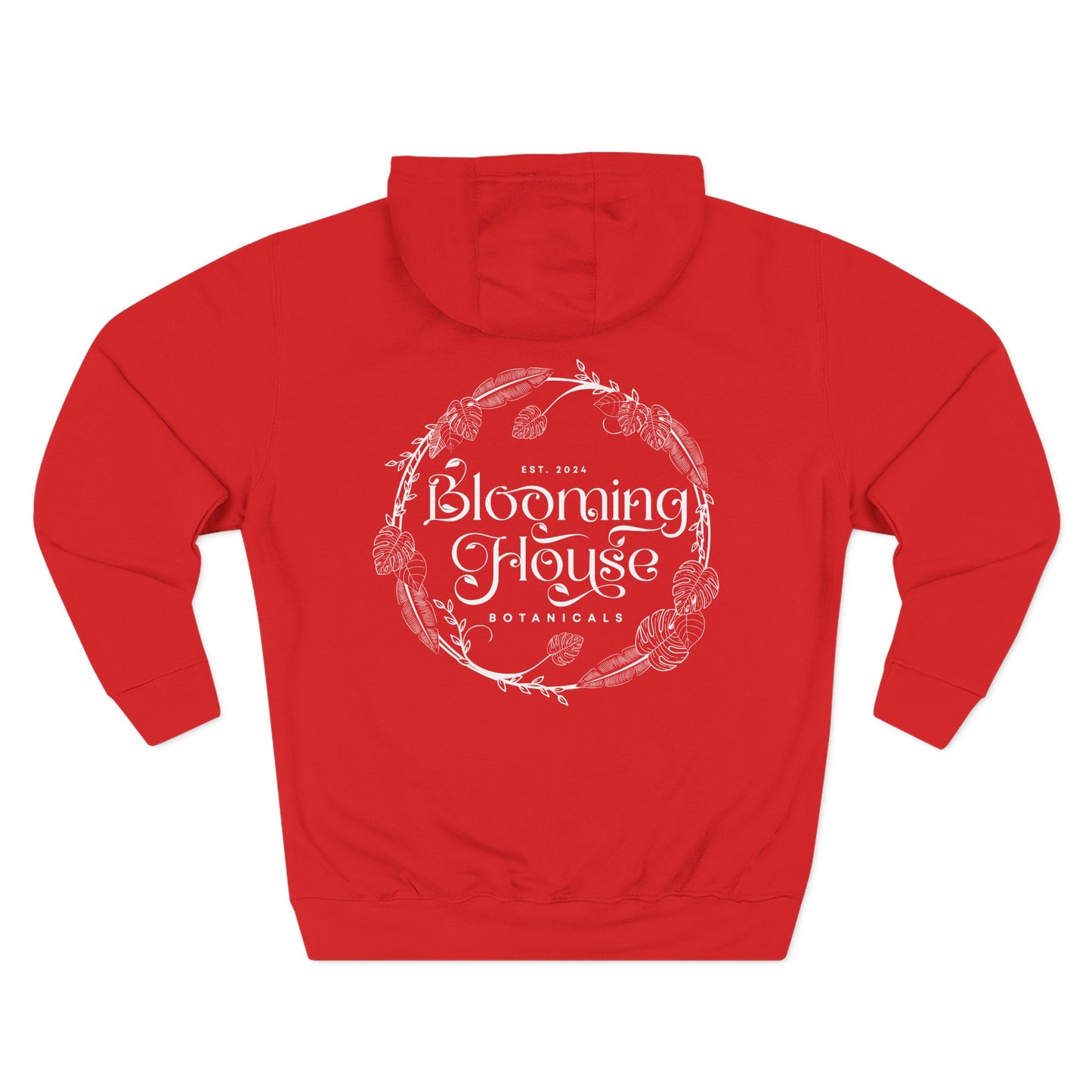 Three-Panel Fleece Hoodie