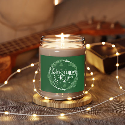 Blooming House Logo Soy Candle, 9oz