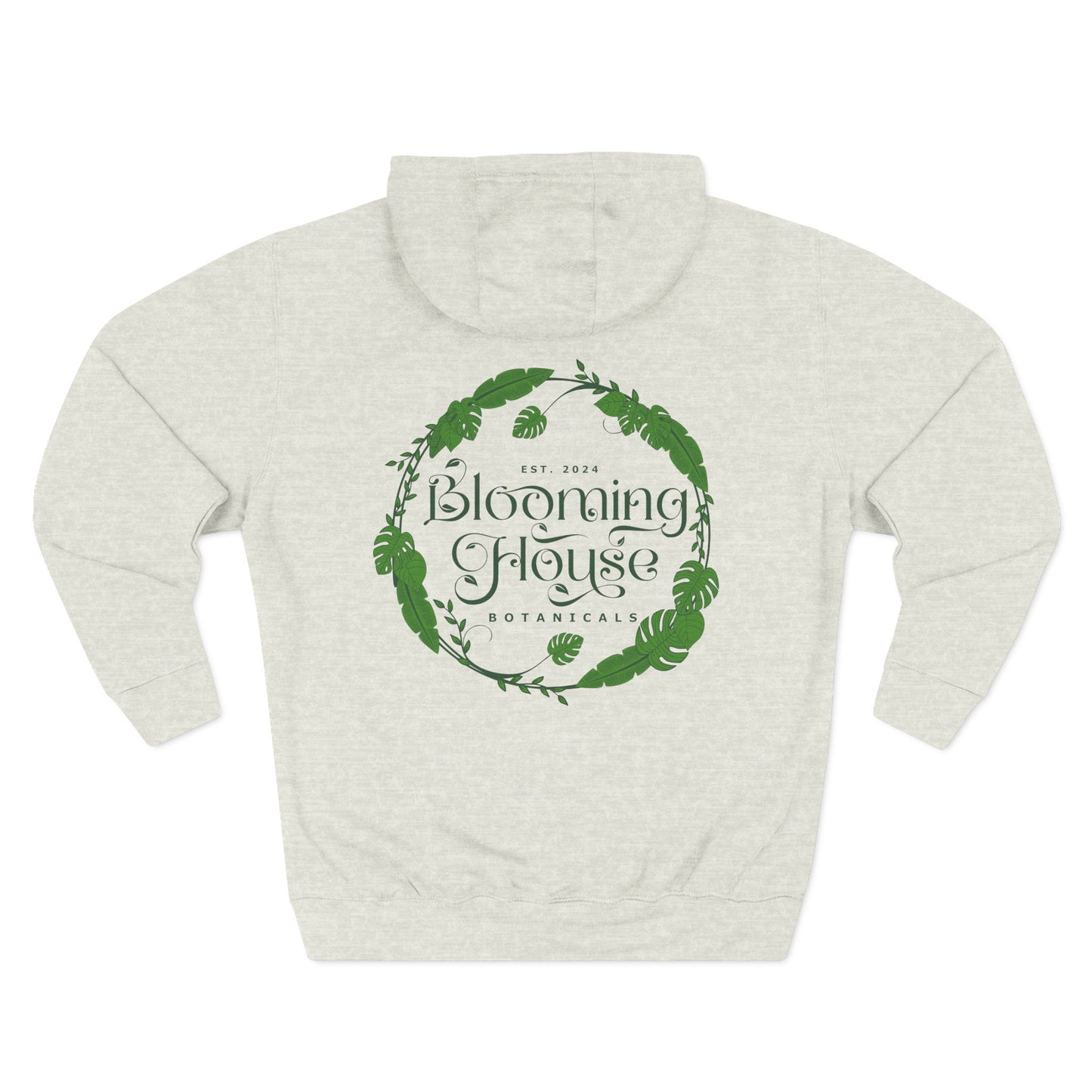 Three-Panel Fleece Hoodie