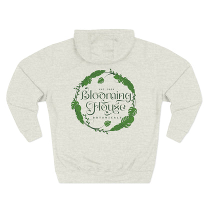 Three-Panel Fleece Hoodie