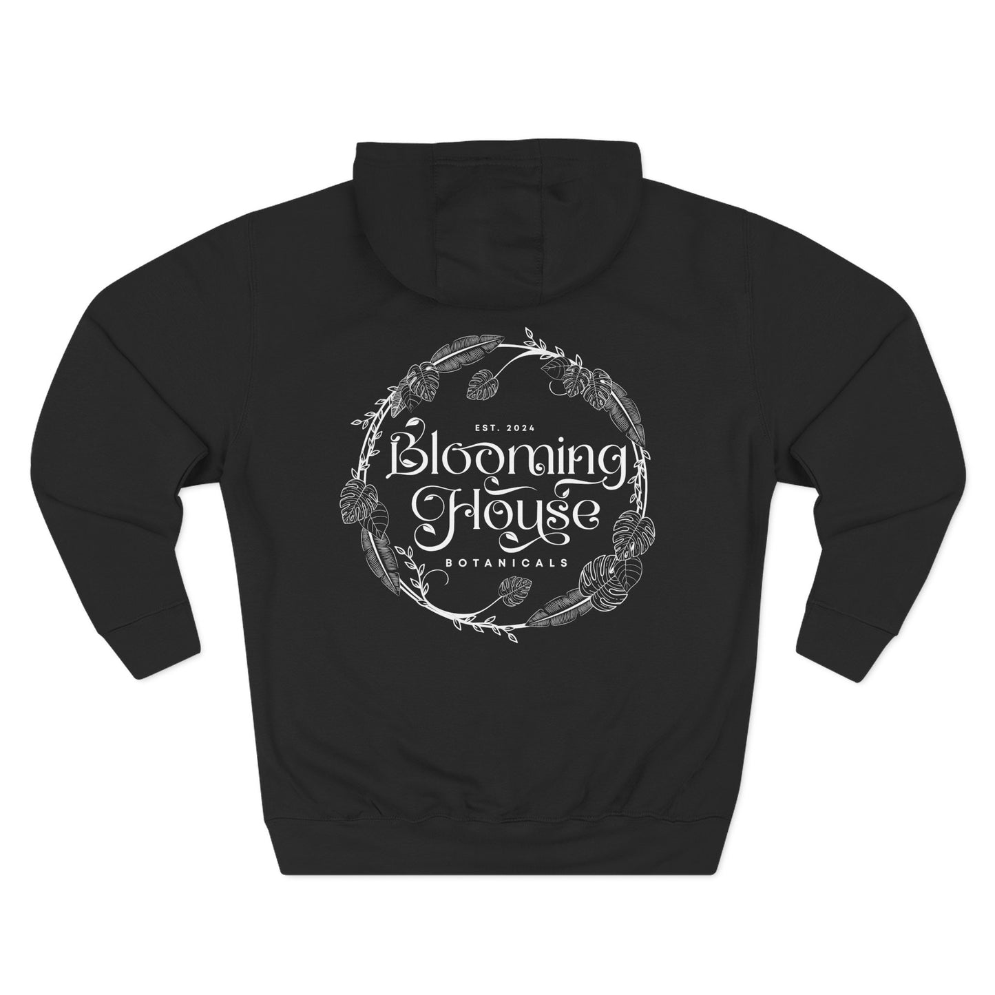 Three-Panel Fleece Hoodie