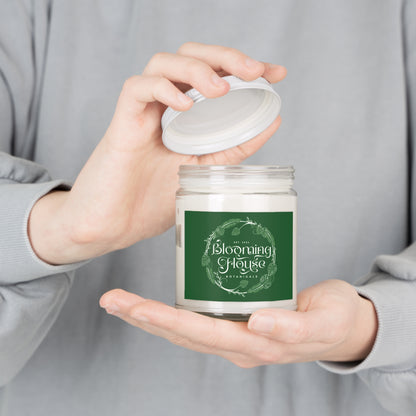 Blooming House Logo Soy Candle, 9oz